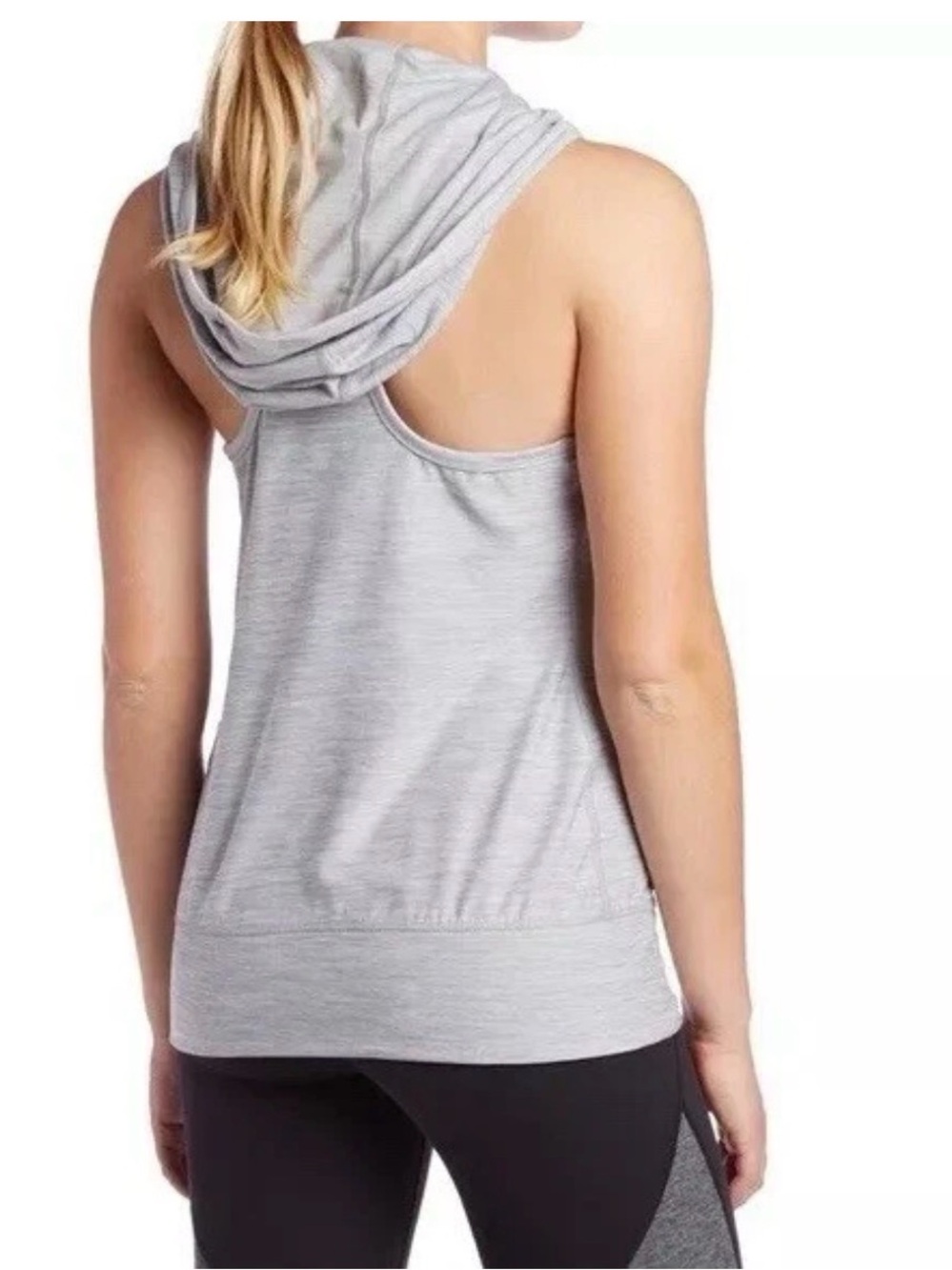 The North Face Light Gray Hooded Racerback Tank - Women's